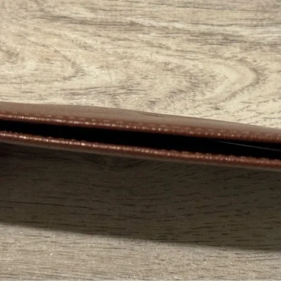 VINTAGE Louis Vuitton Taiga ID / Photo / Card Holder Brown Leather Wallet EUC - Picture 7 of 11